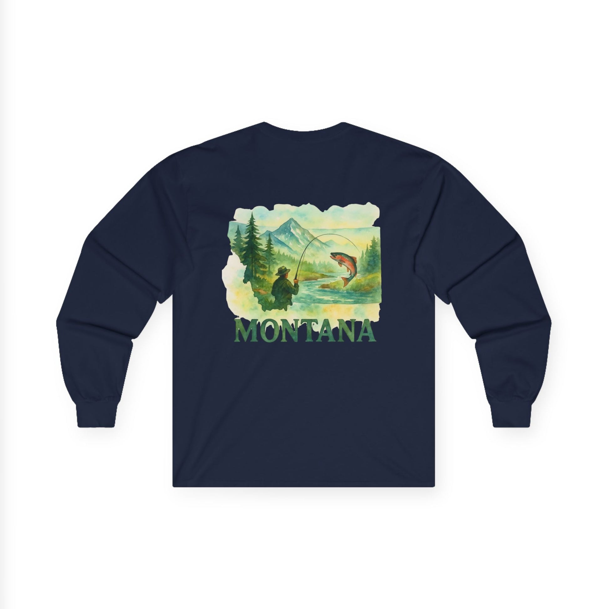 Fishing Long Sleeve Shirt – Angler Tee for Men & Women Outdoors