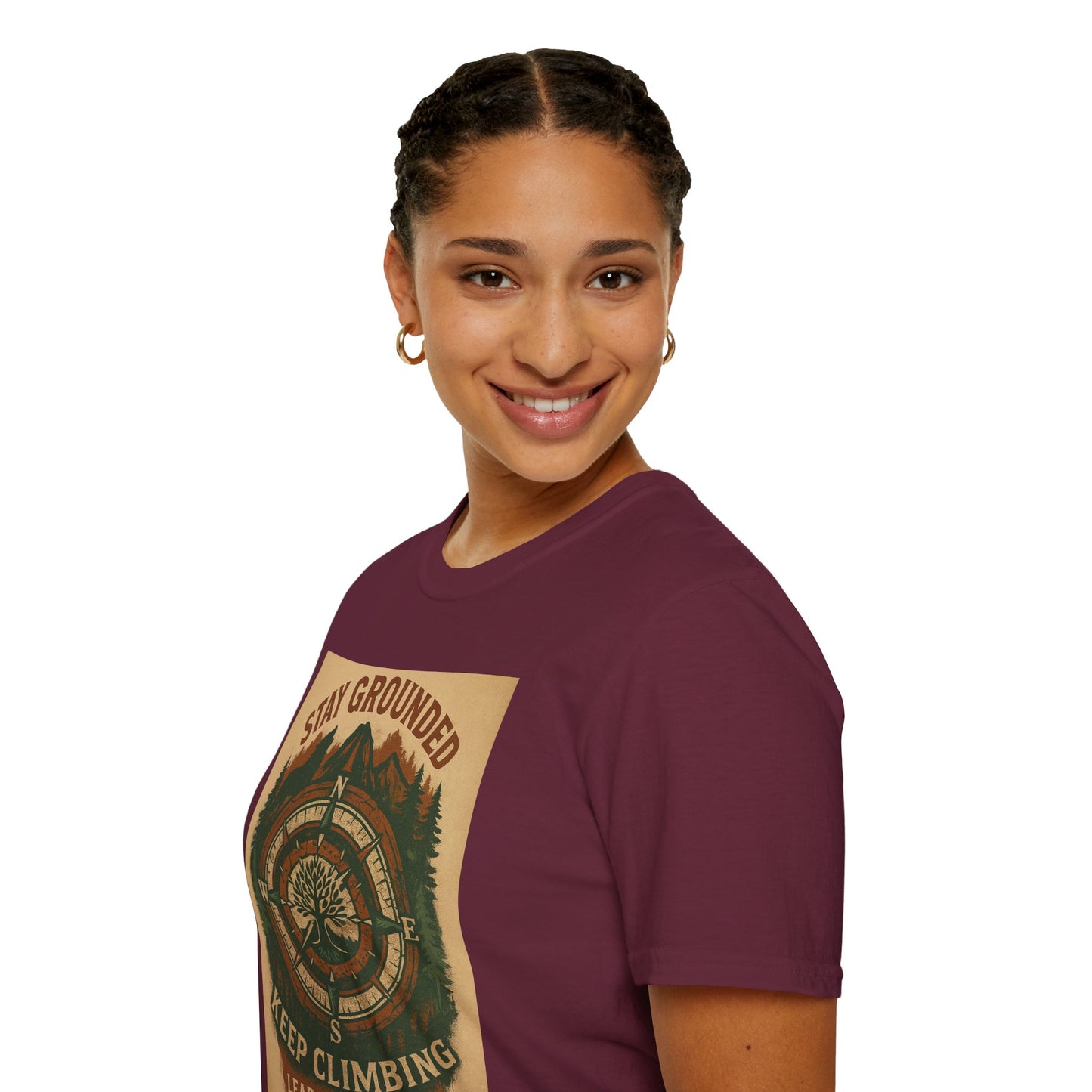 Adventure Hiking Tee – Stay Grounded Shirt for Nature Seekers