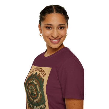 Adventure Hiking Tee – Stay Grounded Shirt for Nature Seekers