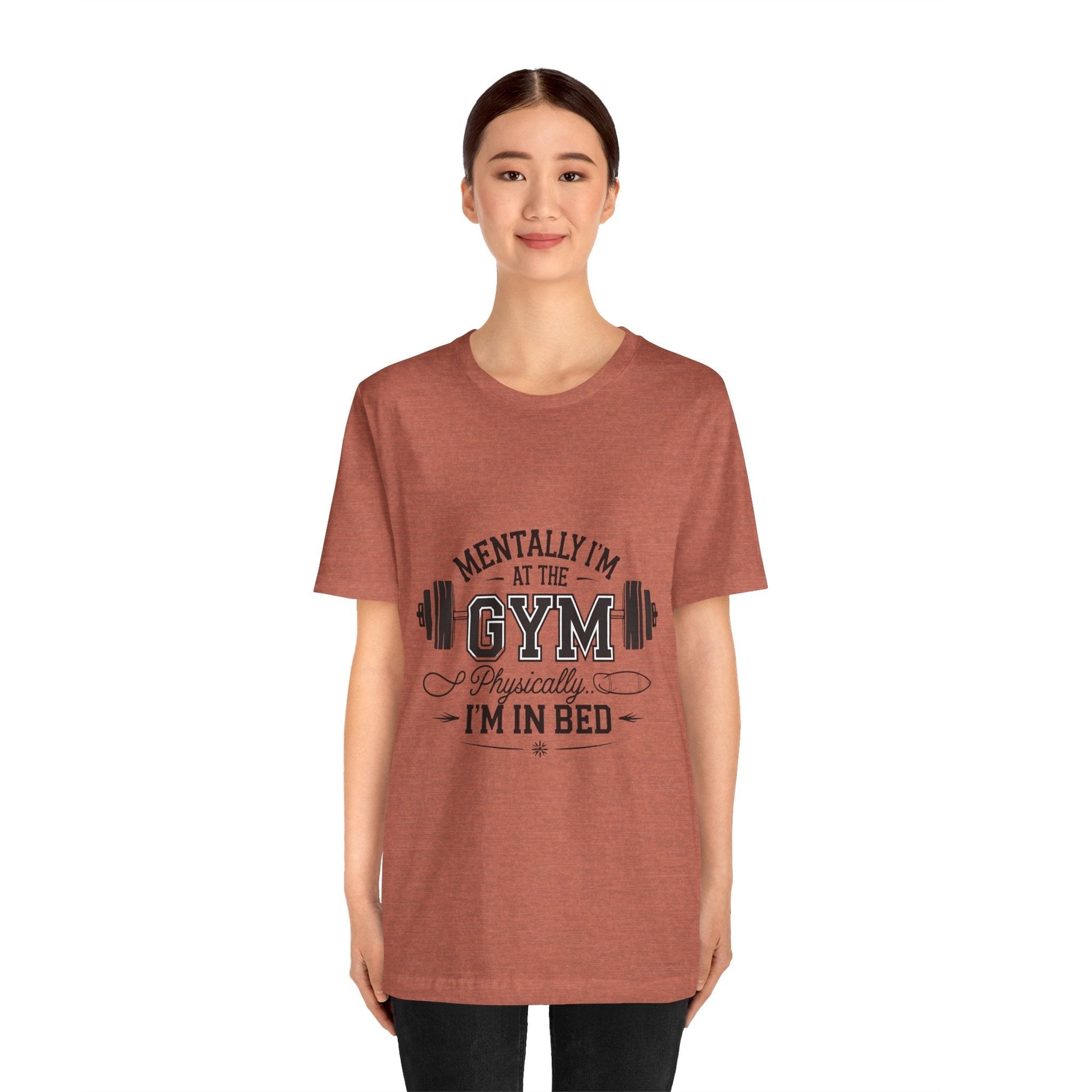 Gym Humor Tee – Motivational Graphic T-Shirt for Gym Lovers