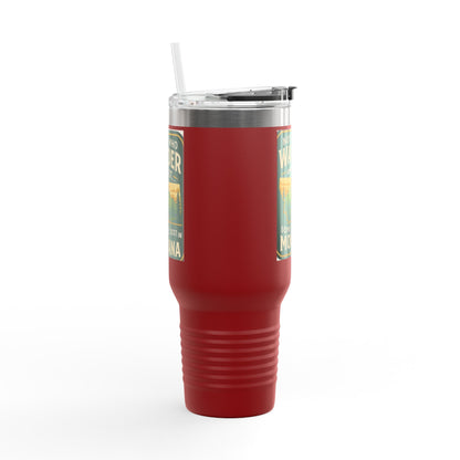Montana 40oz Travel Mug – Adventure Tumbler for Hikers & Campers
