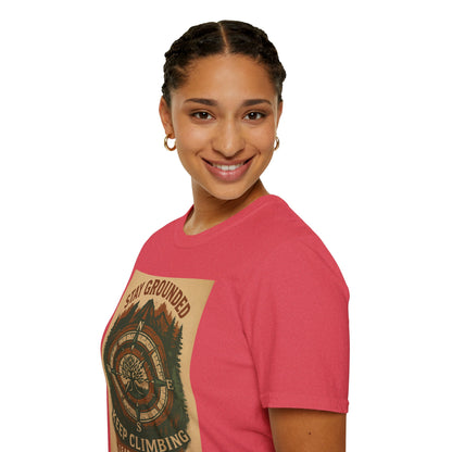 Adventure Hiking Tee – Stay Grounded Shirt for Nature Seekers
