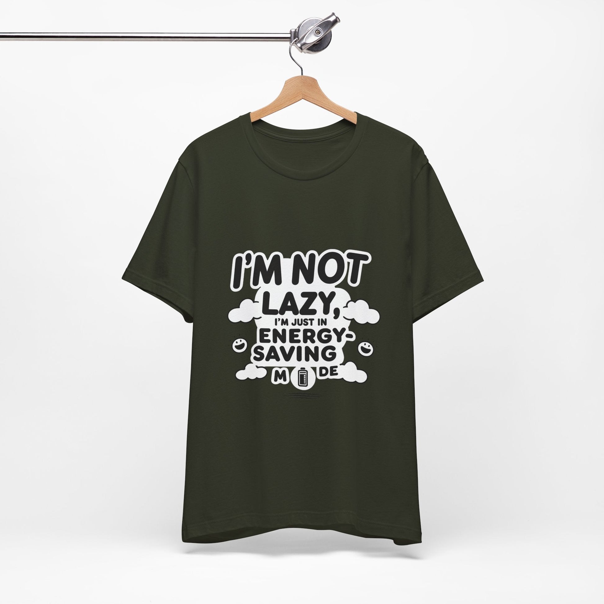 Funny Energy Saving Tee – Unisex Humor Shirt for Everyday Wear