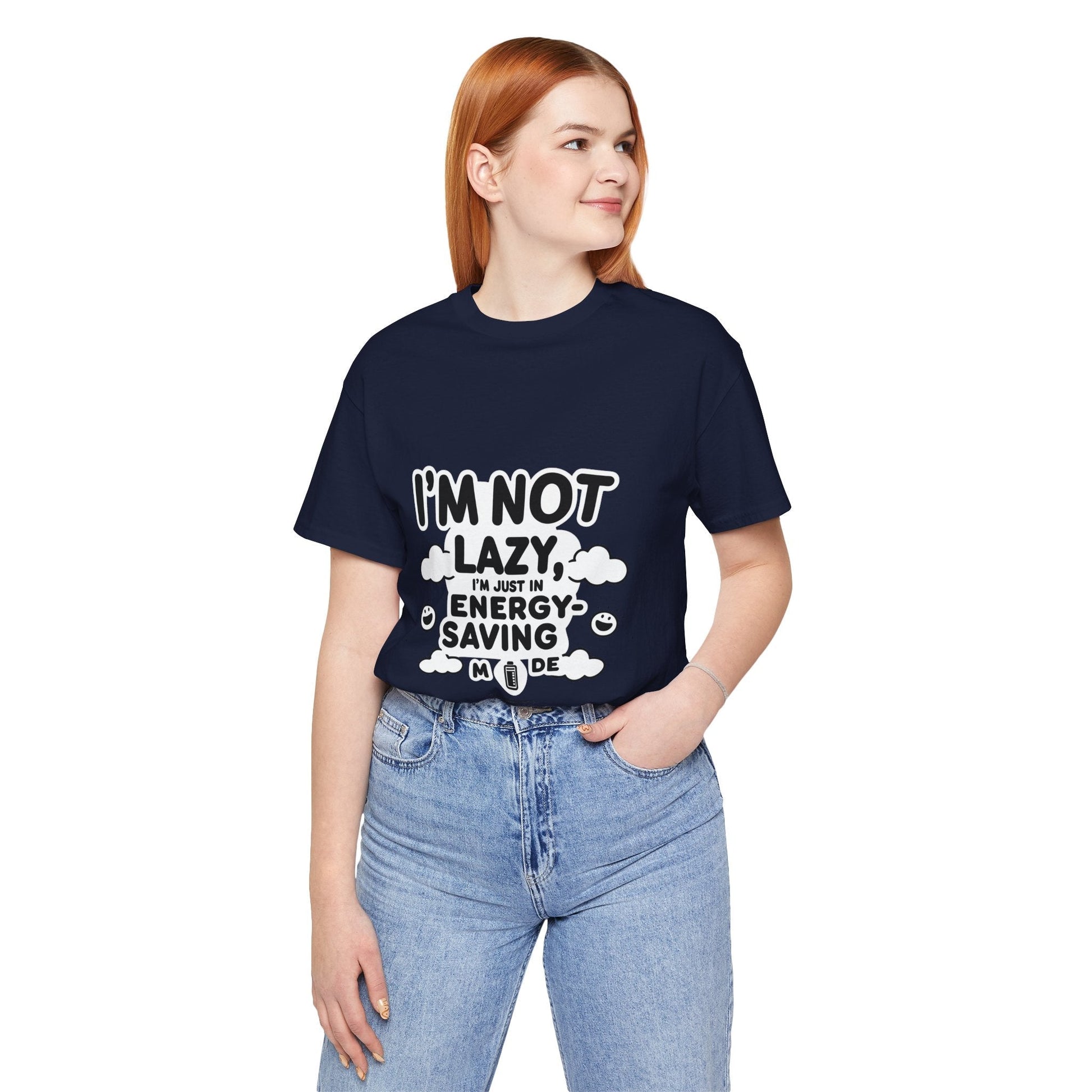 Funny Energy Saving Tee – Unisex Humor Shirt for Everyday Wear