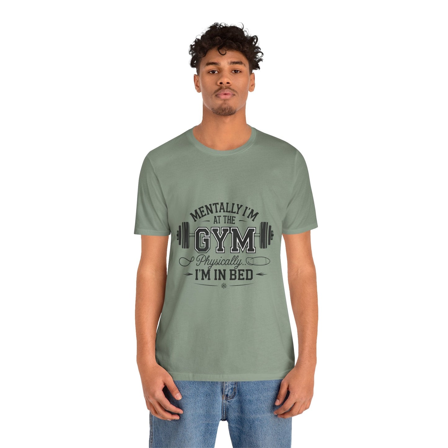 Gym Humor Tee – Motivational Graphic T-Shirt for Gym Lovers