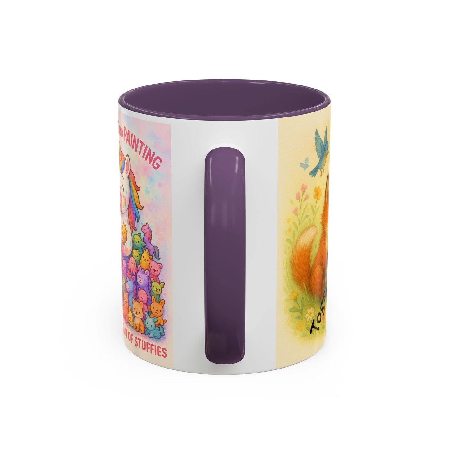 Whimsical Cat Mug with playful design, ideal gift for animal lovers and creatives.