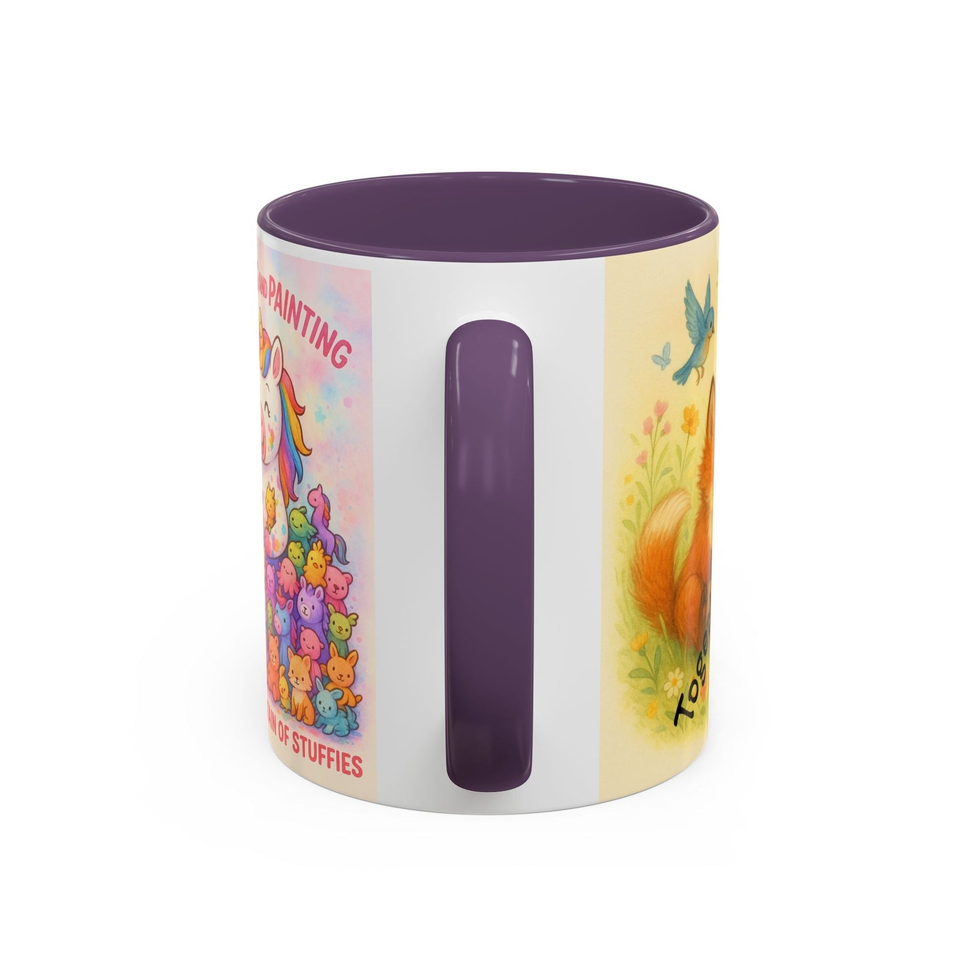 Whimsical Cat Mug with playful design, ideal gift for animal lovers and creatives.