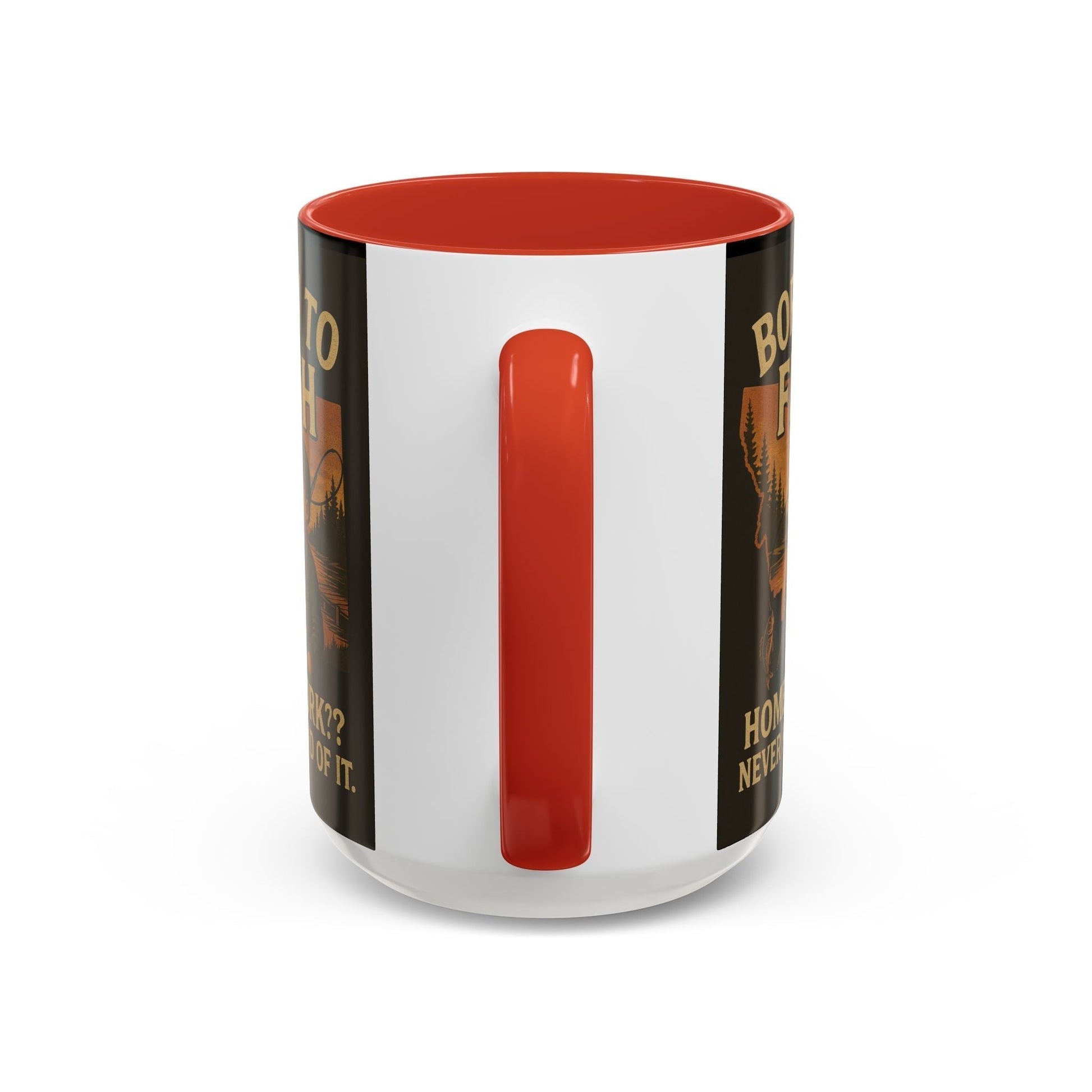Retro Fishing Mug – Funny Coffee Cup Gift for Anglers & Campers