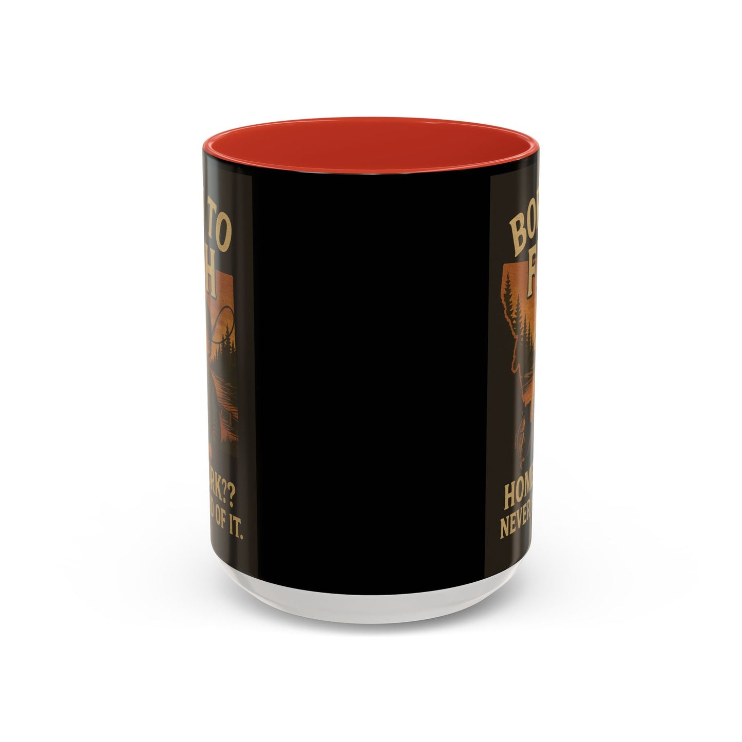 Retro Fishing Mug – Funny Coffee Cup Gift for Anglers & Campers