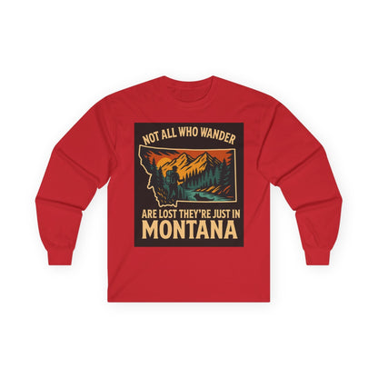 Montana Adventure Long Sleeve Tee – Hiking Shirt for Nature Lovers