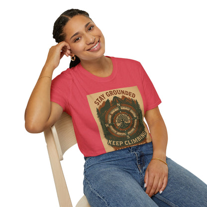 Adventure Hiking Tee – Stay Grounded Shirt for Nature Seekers