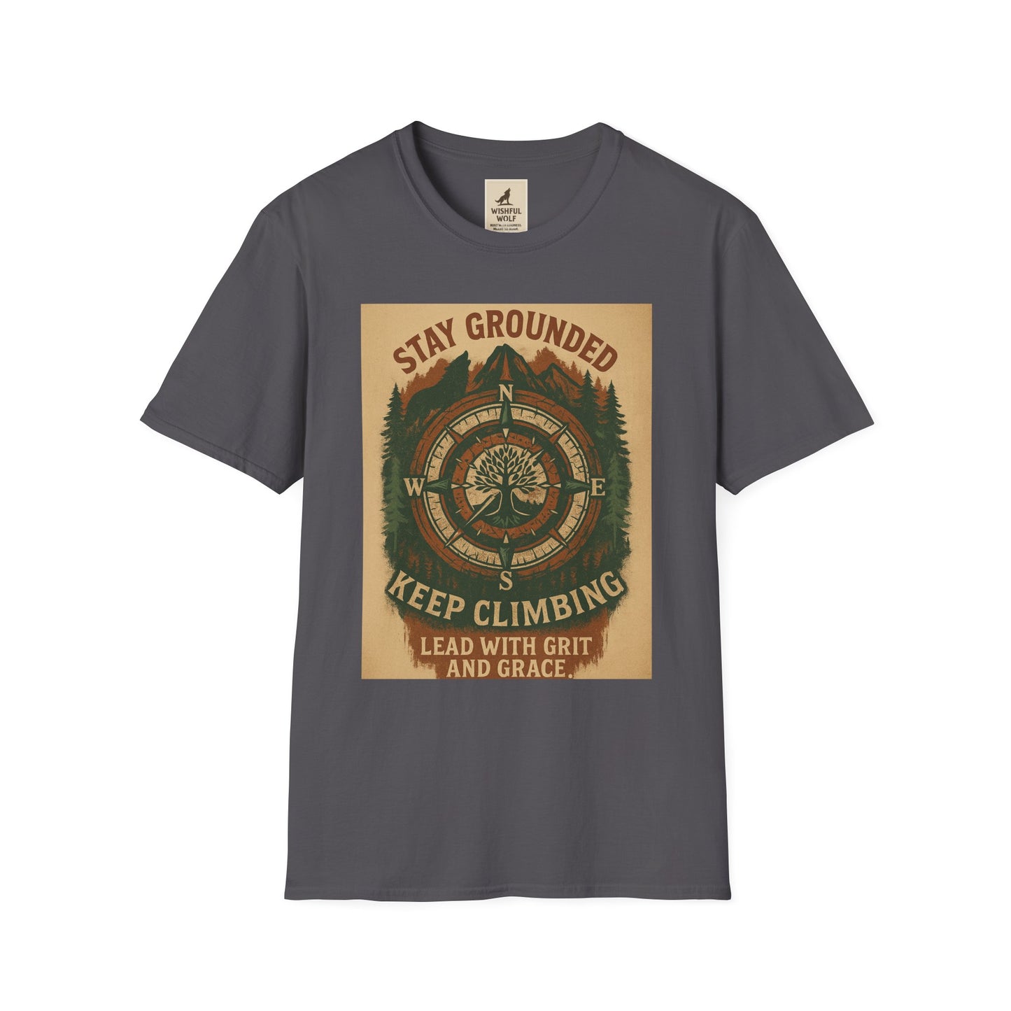 Adventure Hiking Tee – Stay Grounded Shirt for Nature Seekers