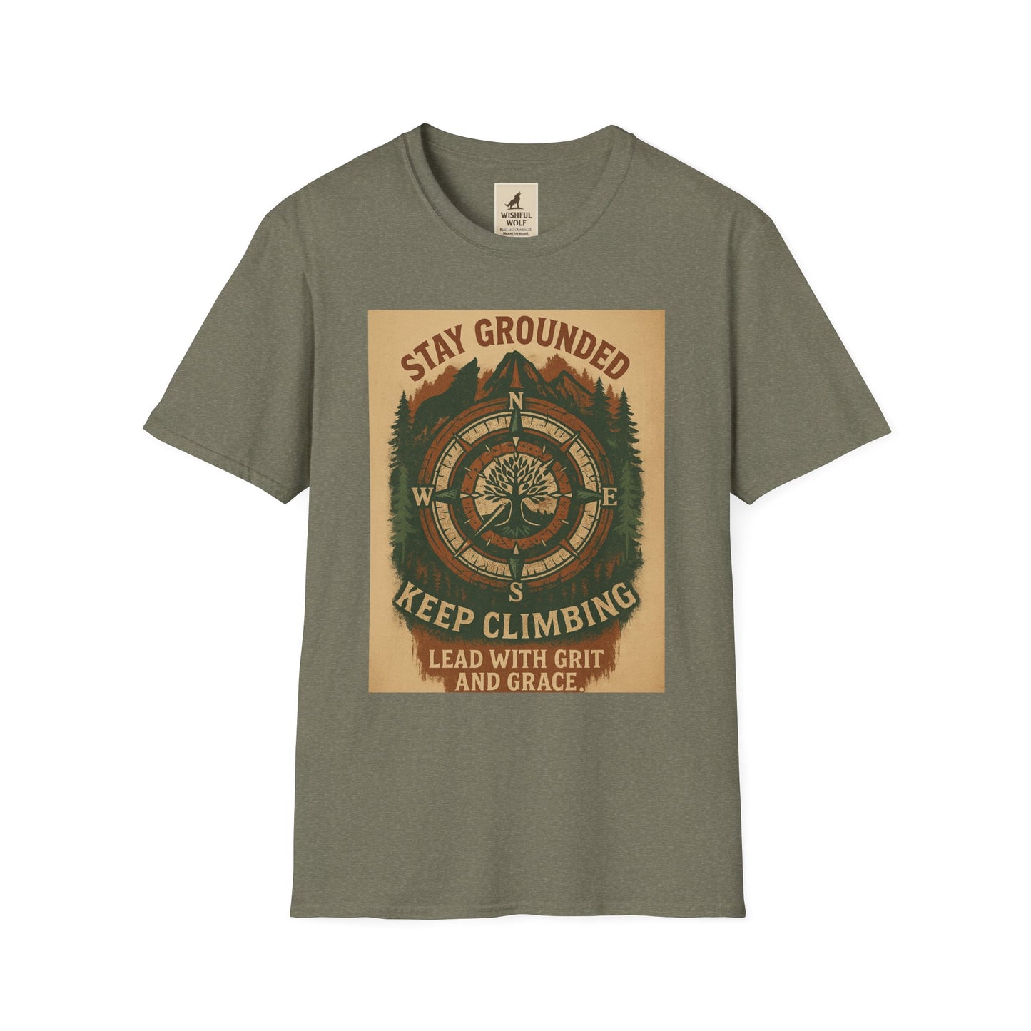 Adventure Hiking Tee – Stay Grounded Shirt for Nature Seekers
