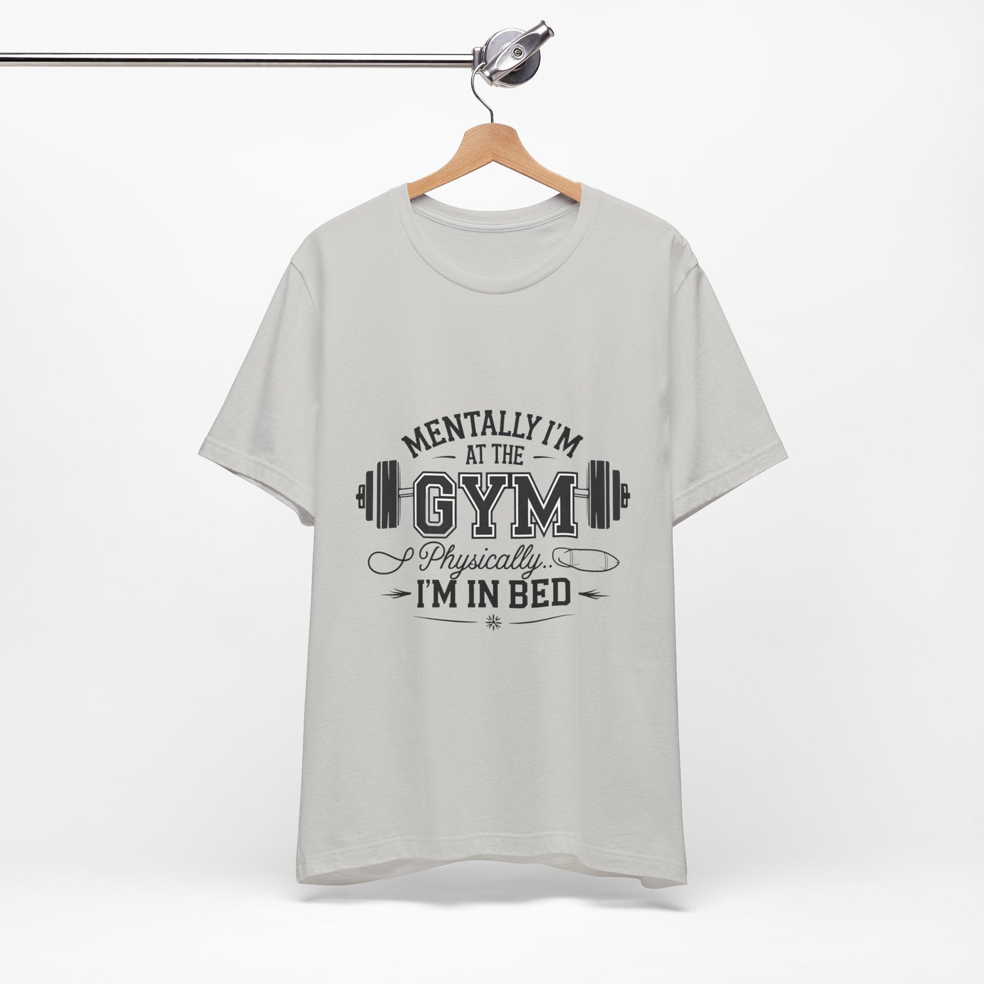 Gym Humor Tee – Motivational Graphic T-Shirt for Gym Lovers