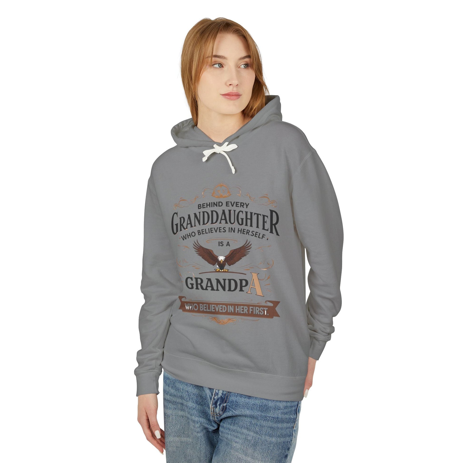 Granddaughter and Grandpa Hoodie – Cozy Gift of Love for Family Bonds