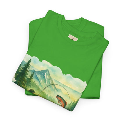 Montana Adventure Shirt – Retro Fishing Tee for Outdoor Enthusiasts