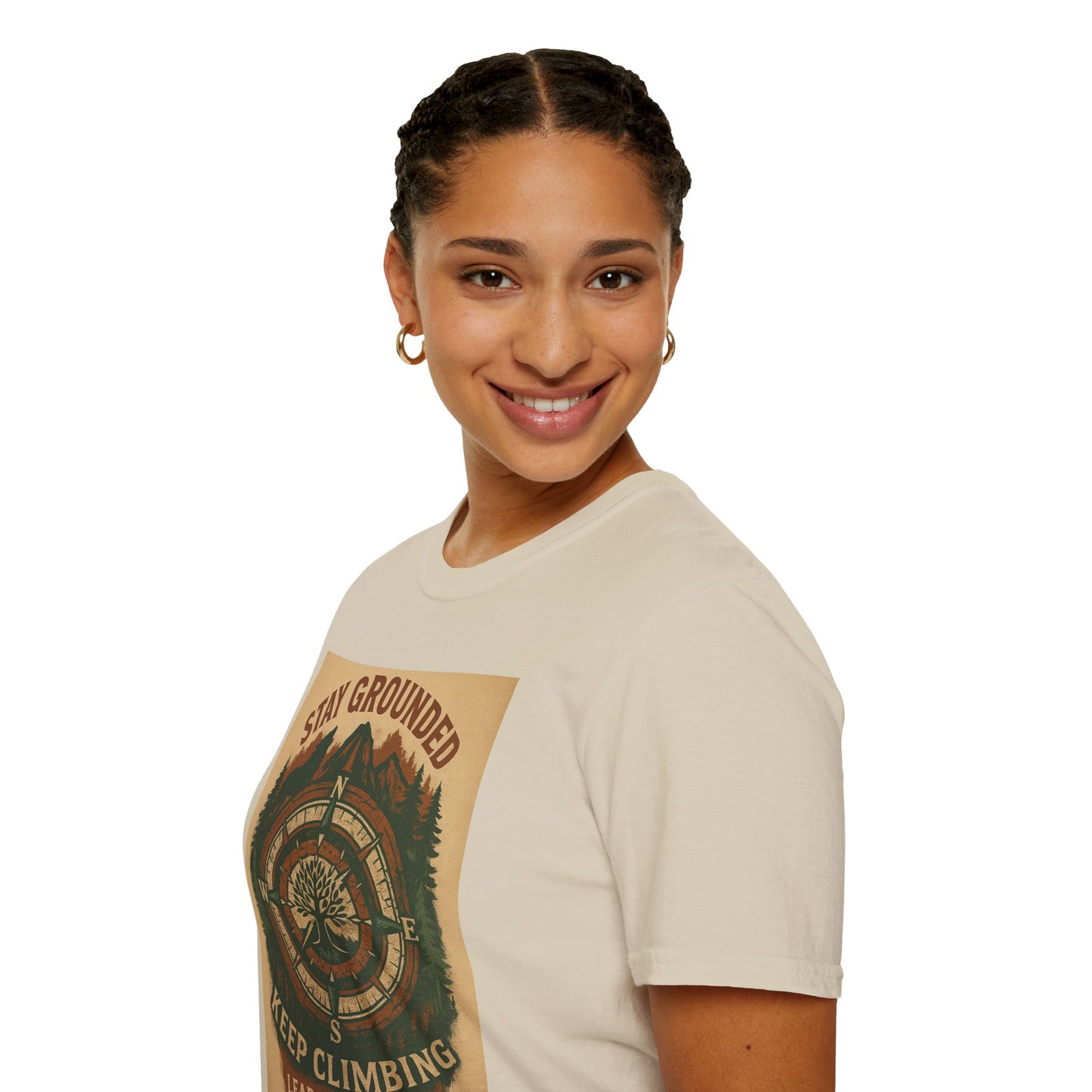 Adventure Hiking Tee – Stay Grounded Shirt for Nature Seekers