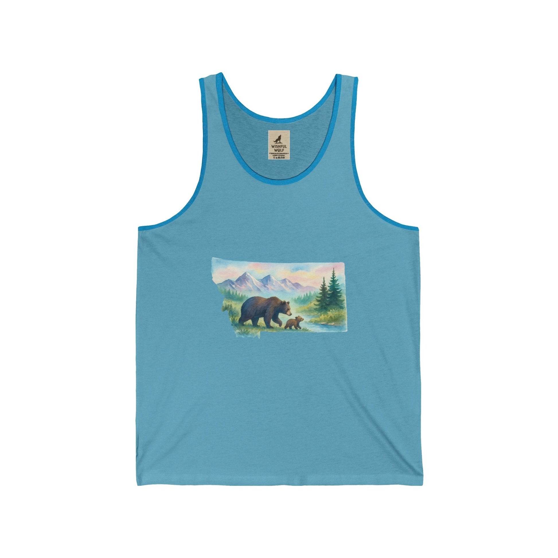 Montana Tank Top – Unisex Nature Shirt for Summer Adventures