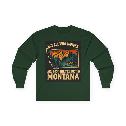 Montana Adventure Long Sleeve Tee – Hiking Shirt for Nature Lovers