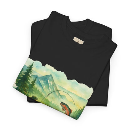 Montana Adventure Shirt – Retro Fishing Tee for Outdoor Enthusiasts