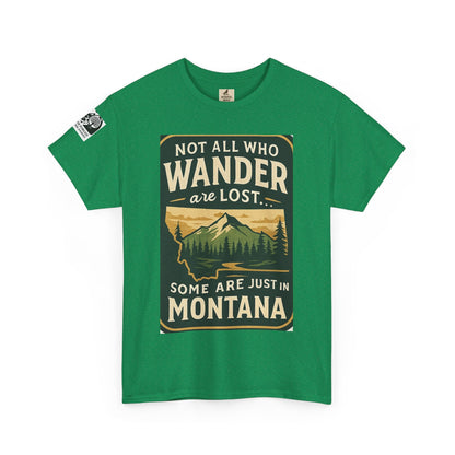 Montana Wanderer Tee – Inspirational Nature Quote Shirt for Explorers