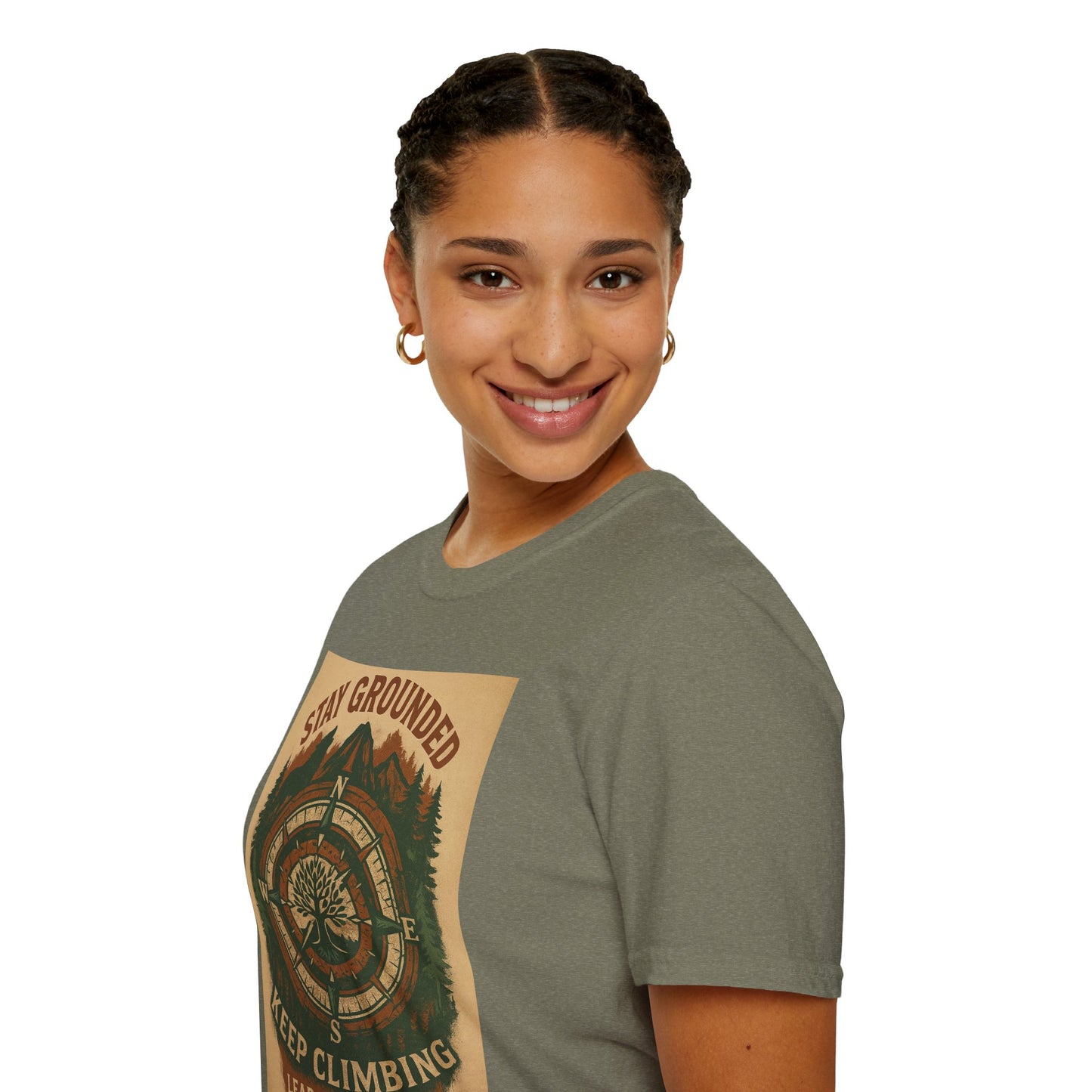 Adventure Hiking Tee – Stay Grounded Shirt for Nature Seekers