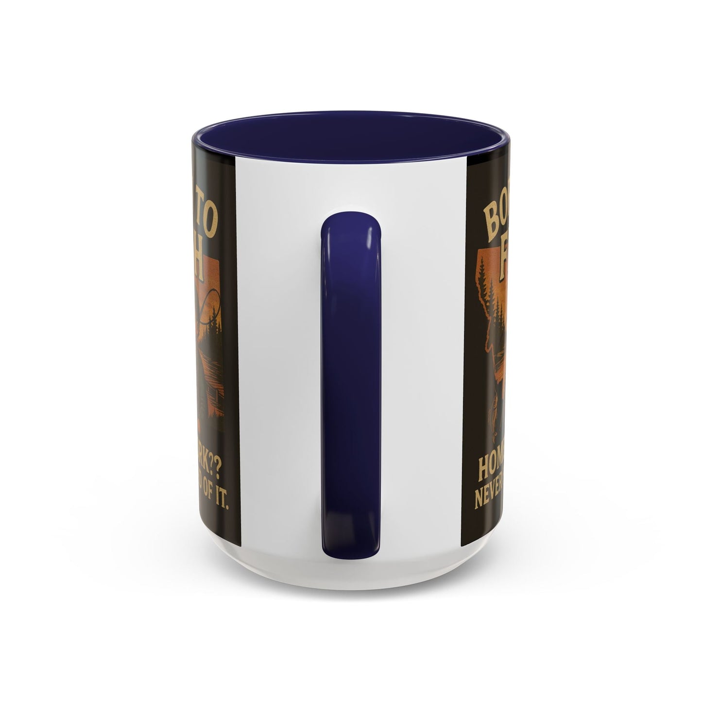 Retro Fishing Mug – Funny Coffee Cup Gift for Anglers & Campers