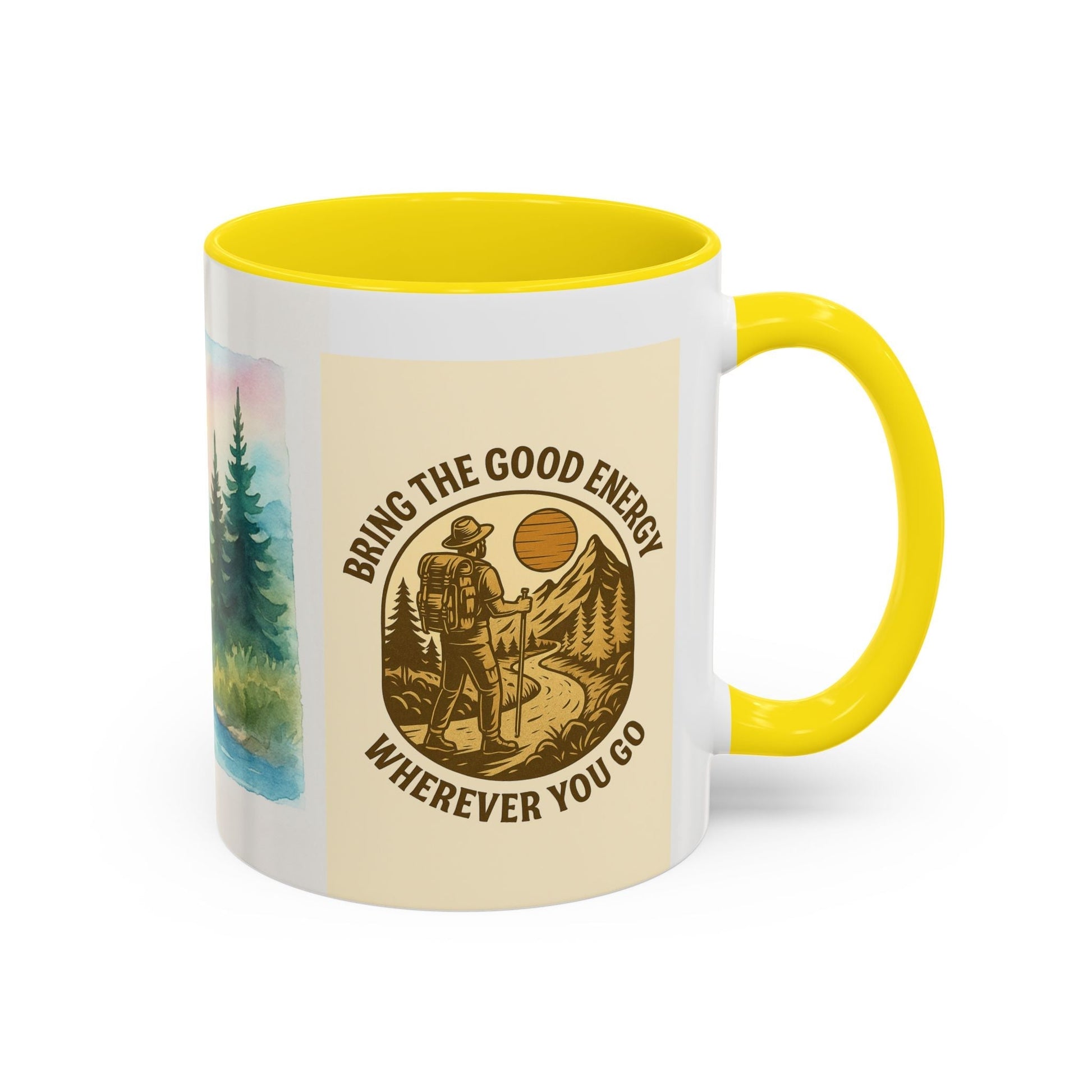 Nature-Inspired Mug – Bear & Mountain Coffee Cup for Outdoorsy Souls