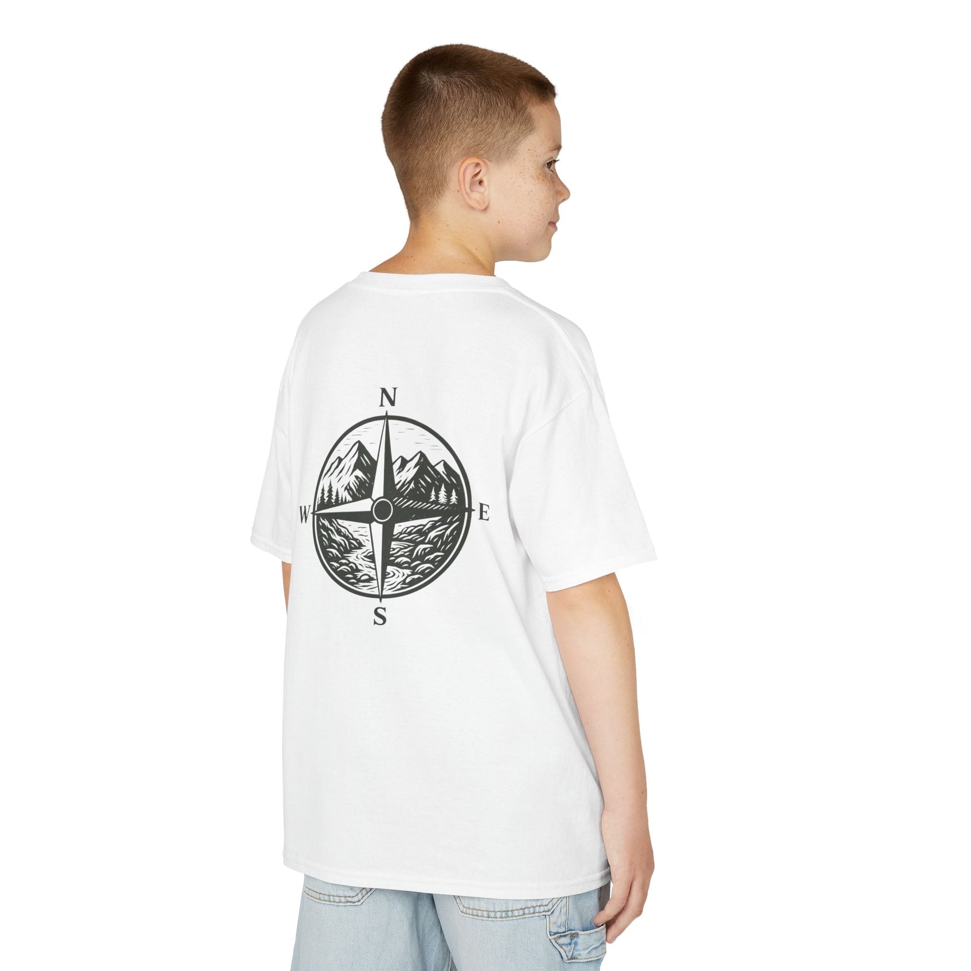 Kids Outdoor Adventure Tee – Compass Shirt for Nature Lovers