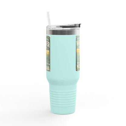 Montana 40oz Travel Mug – Adventure Tumbler for Hikers & Campers