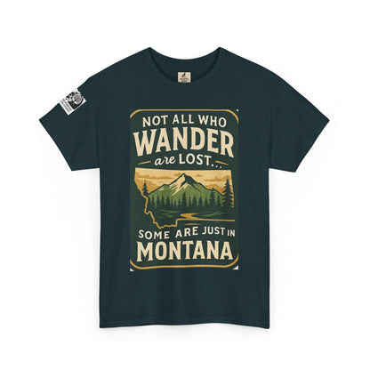 Montana Wanderer Tee – Inspirational Nature Quote Shirt for Explorers
