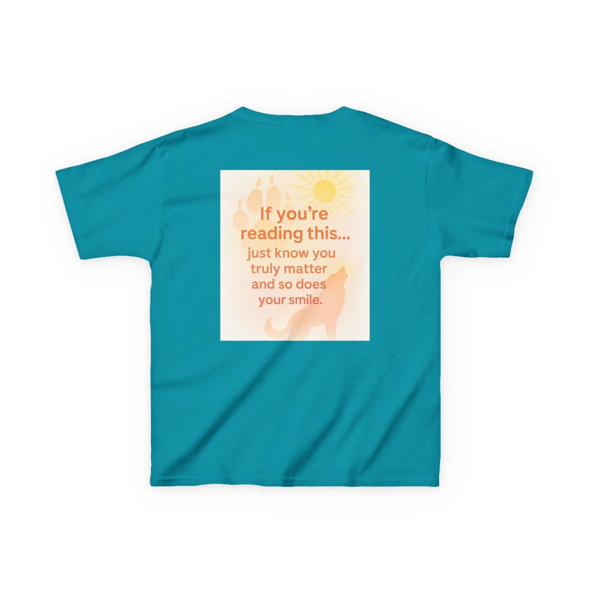 Nature-inspired Montana Adventure Kids Tee with cheerful graphic print and inspiring message.
