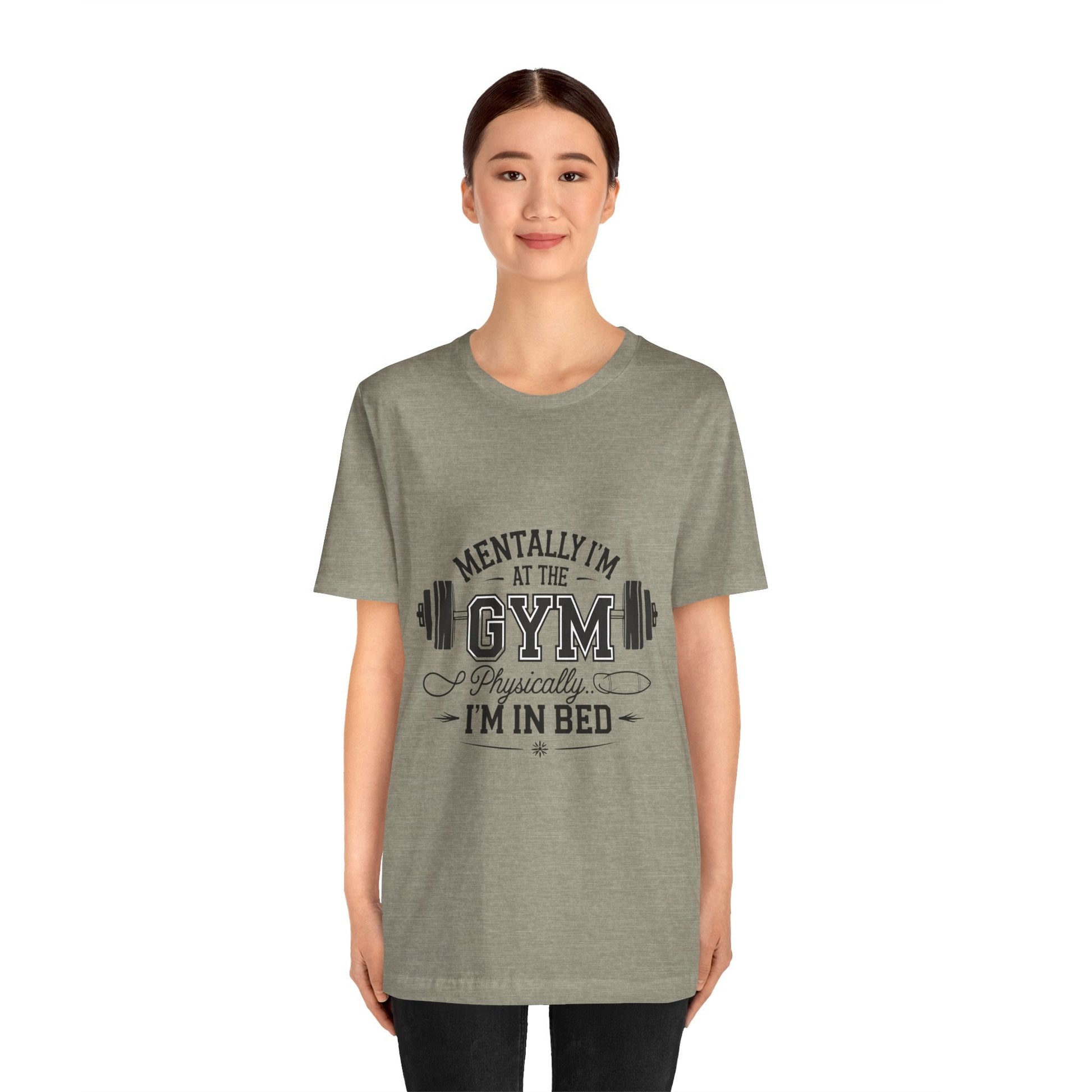 Gym Humor Tee – Motivational Graphic T-Shirt for Gym Lovers
