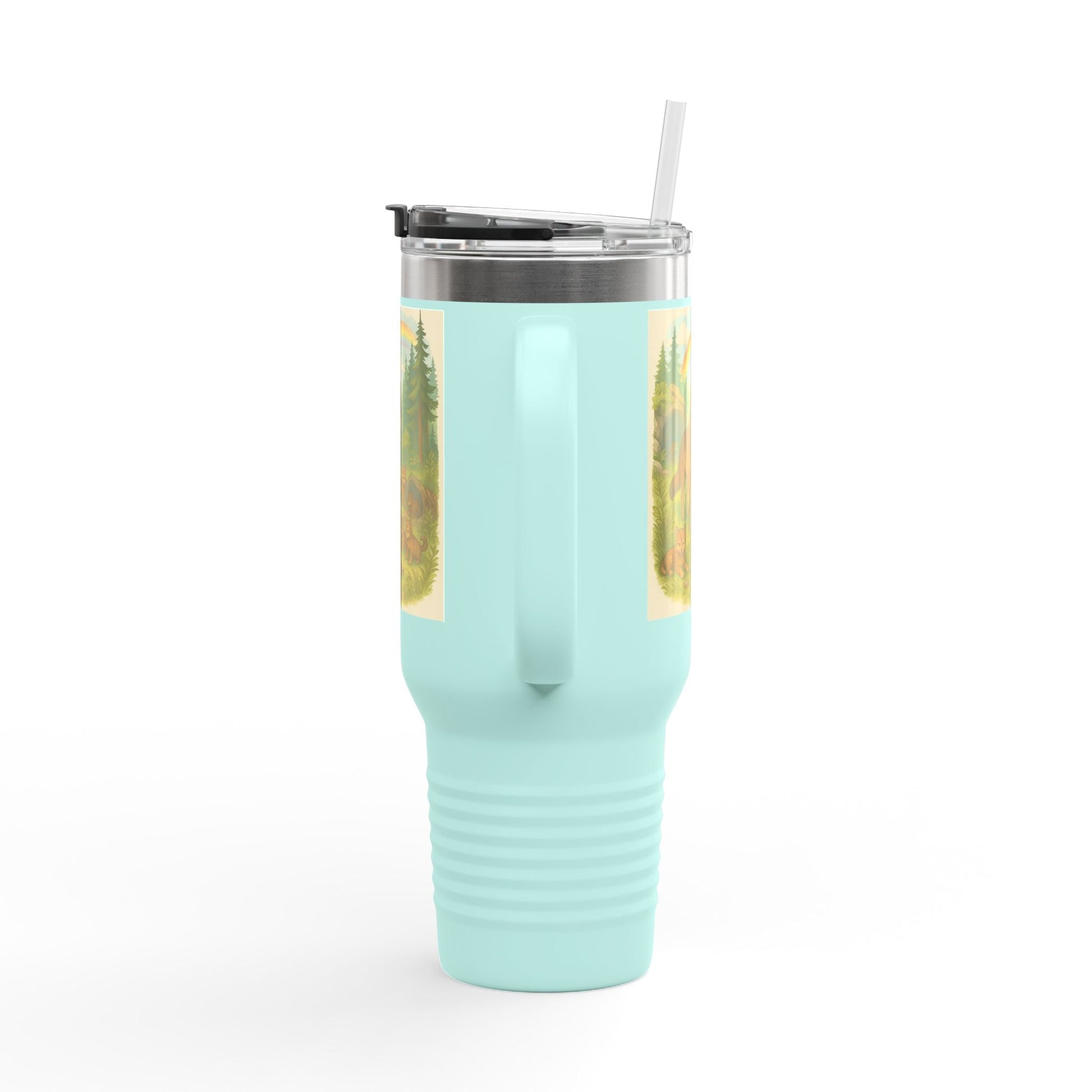 Wolves 40oz Insulated Travel Mug – Leak-Proof Tumbler for Outdoors