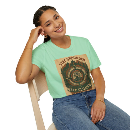 Adventure Hiking Tee – Stay Grounded Shirt for Nature Seekers