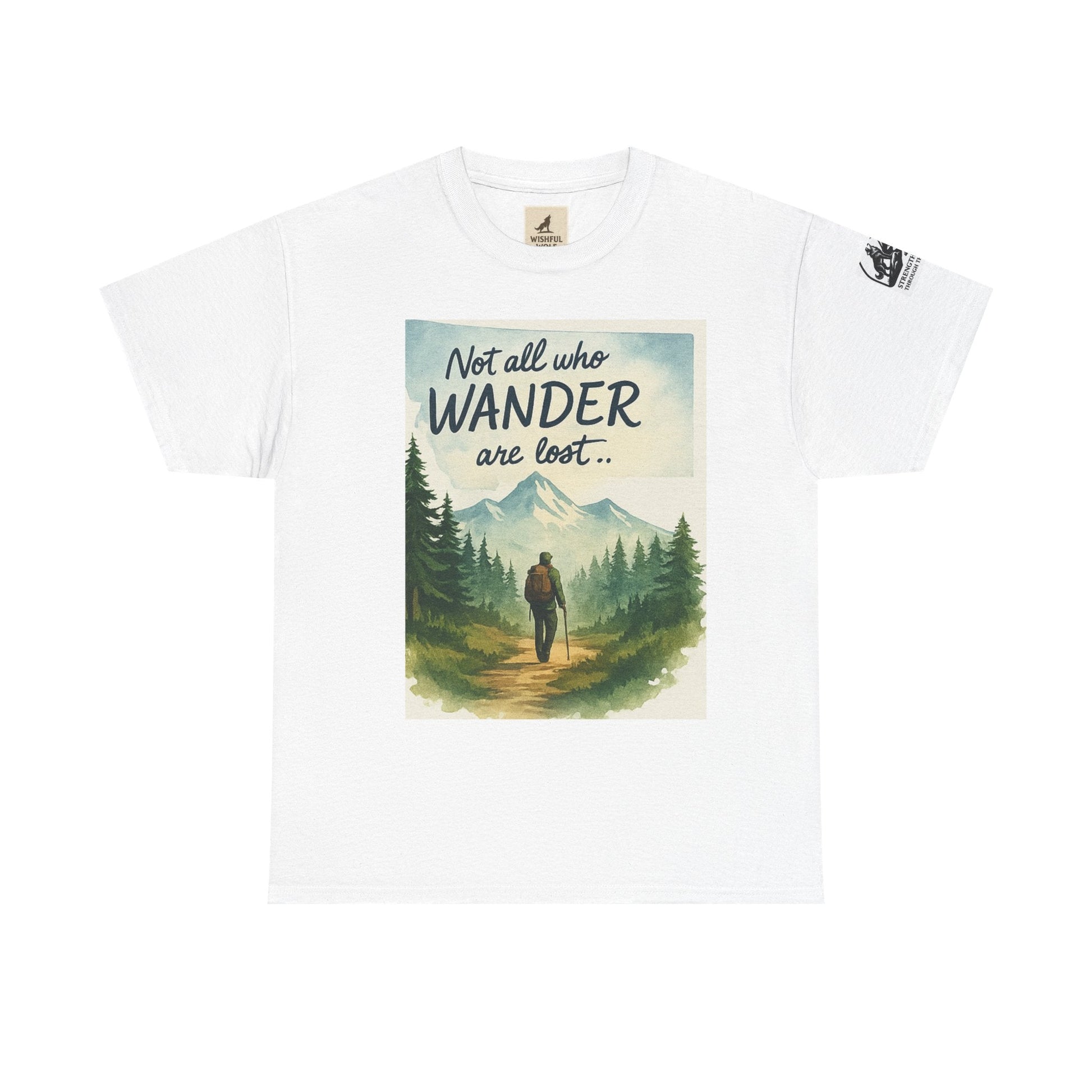 Unisex Wander Tee – Nature-Inspired Shirt for Outdoor Explorers