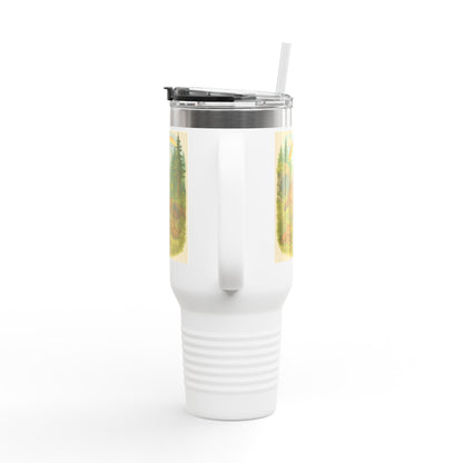 Wolves 40oz Insulated Travel Mug – Leak-Proof Tumbler for Outdoors
