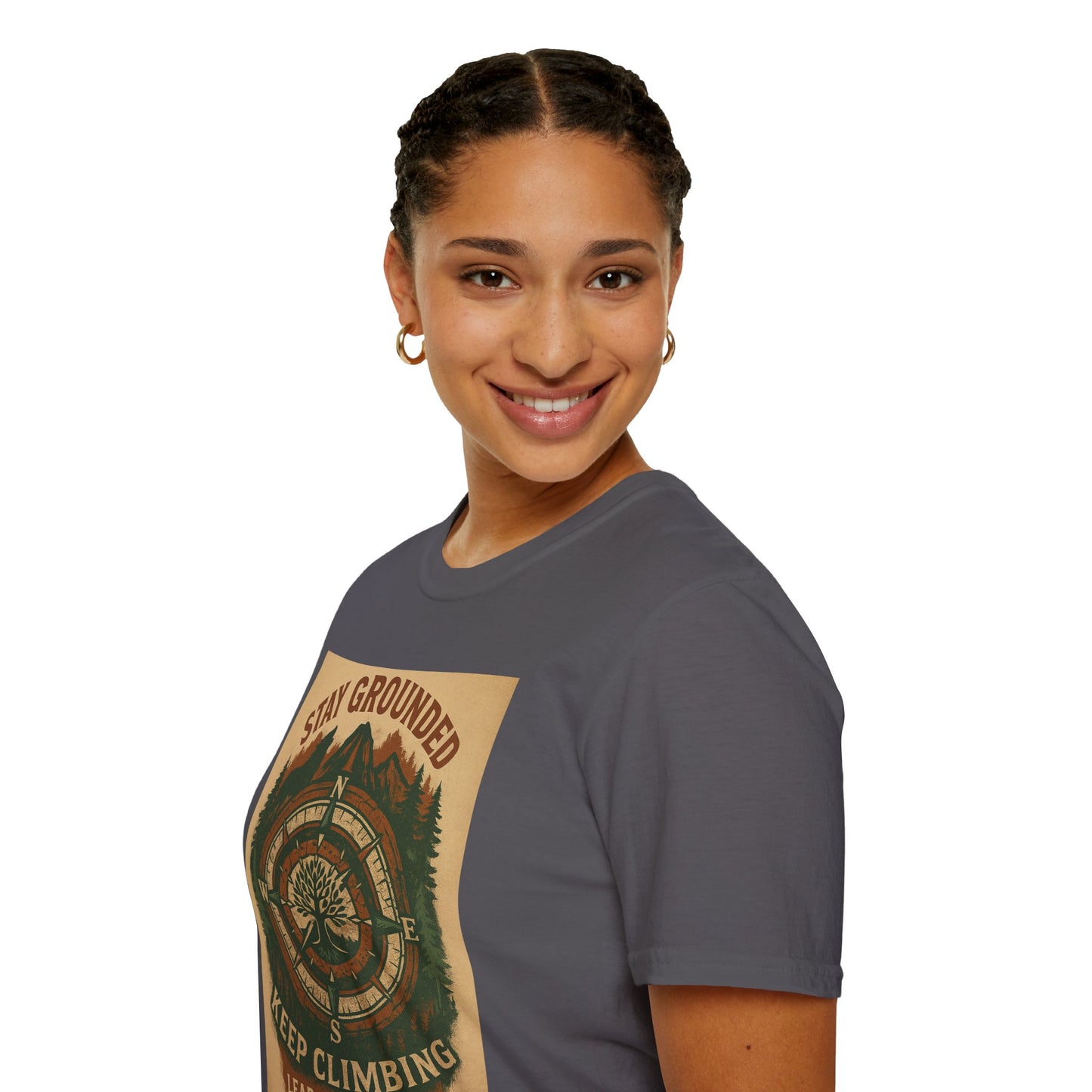Adventure Hiking Tee – Stay Grounded Shirt for Nature Seekers