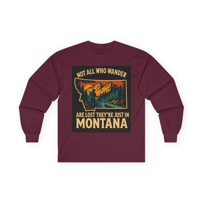 Montana Adventure Long Sleeve Tee – Hiking Shirt for Nature Lovers