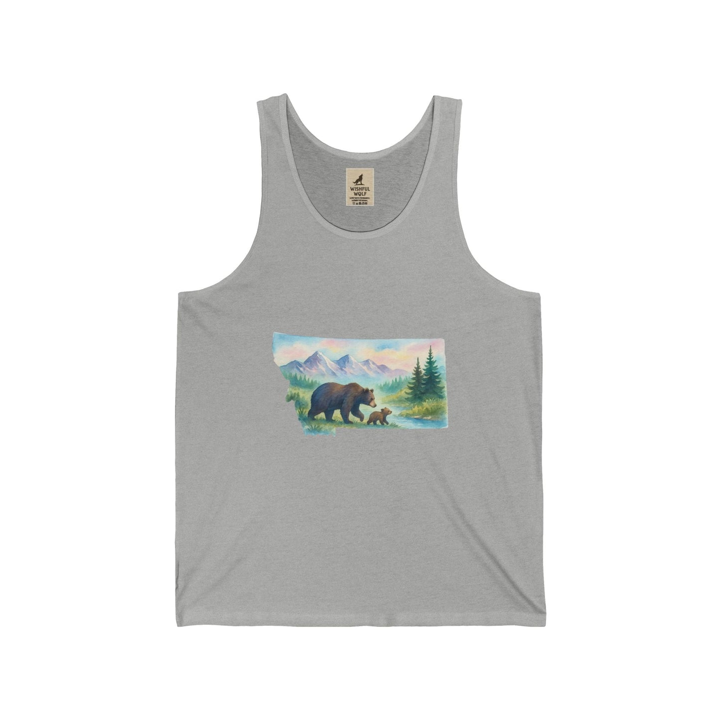 Montana Tank Top – Unisex Nature Shirt for Summer Adventures