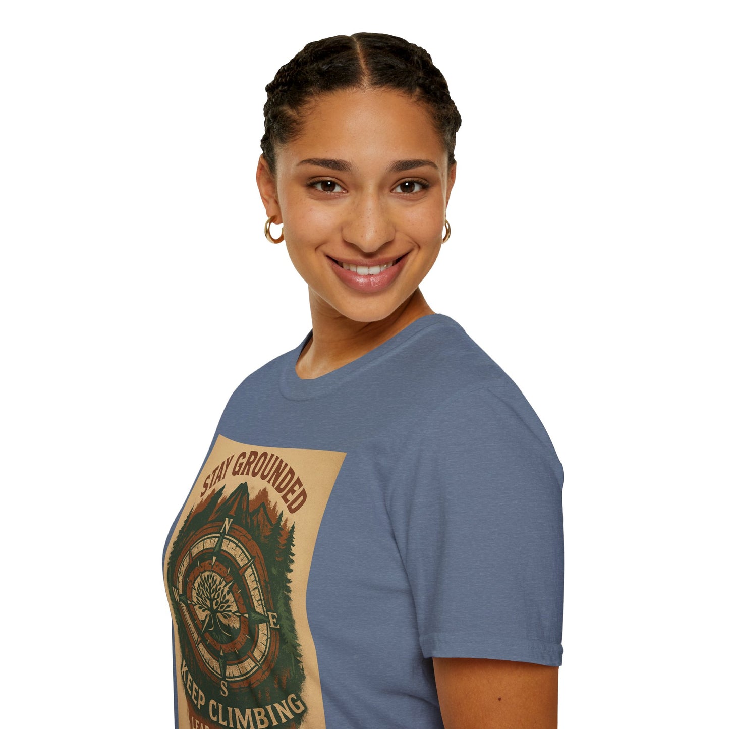 Adventure Hiking Tee – Stay Grounded Shirt for Nature Seekers