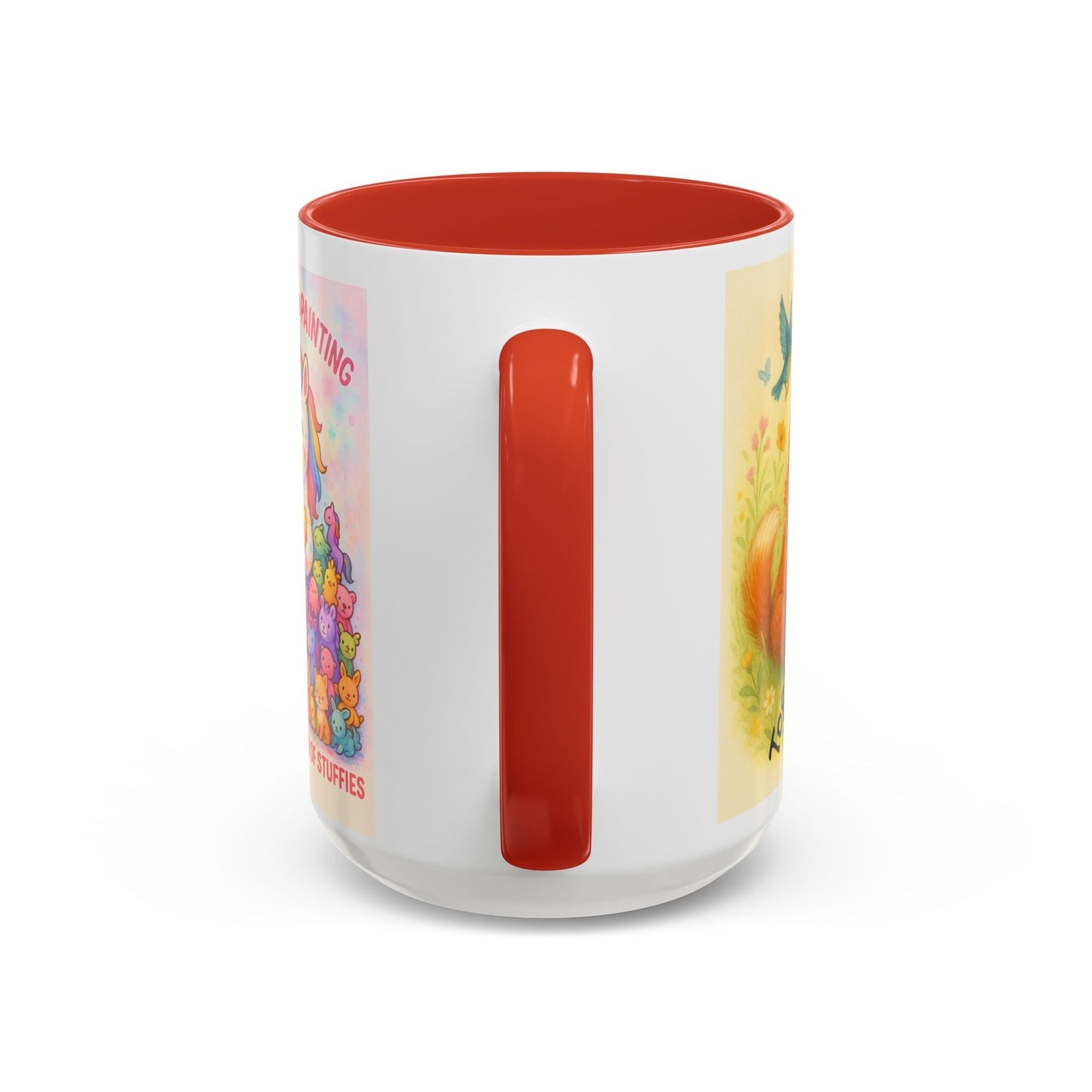 Whimsical Cat Mug with unicorn motif and vibrant art, perfect for cat lovers and creatives.