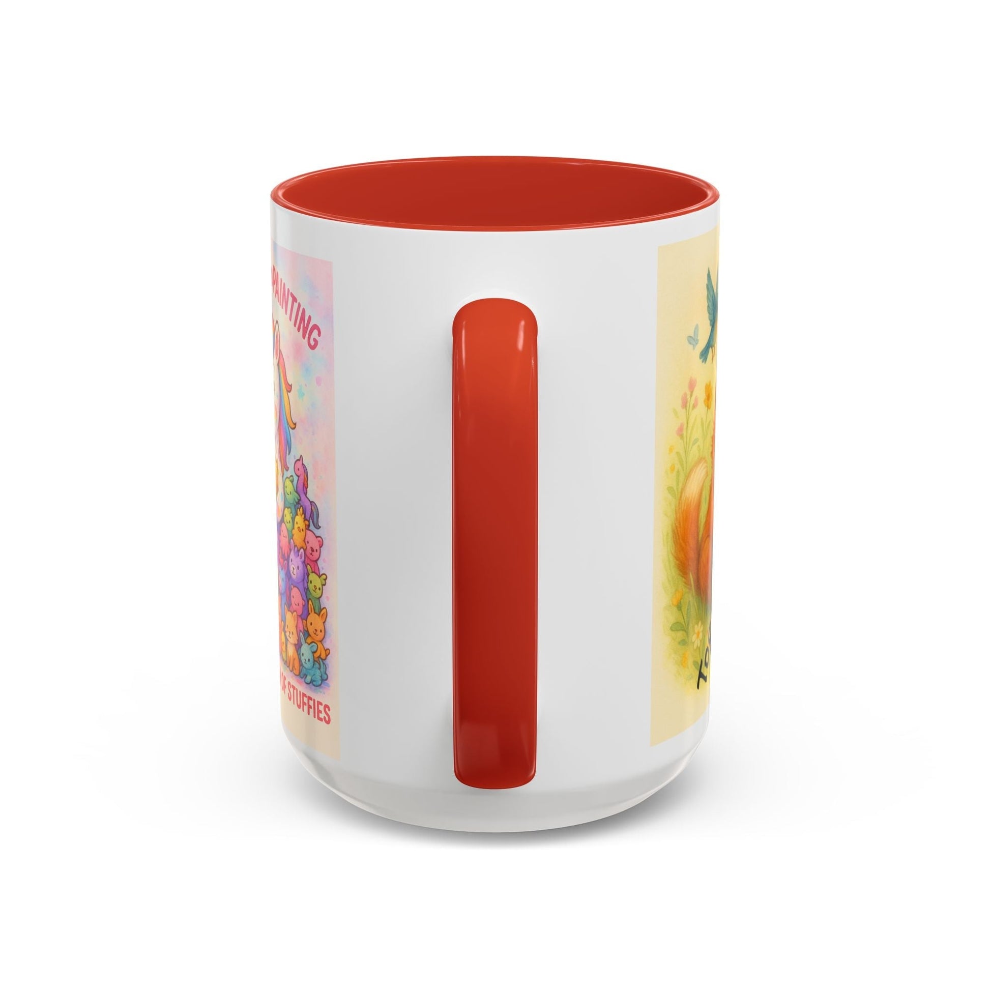 Whimsical Cat Mug with unicorn motif and vibrant art, perfect for cat lovers and creatives.