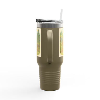 Wolves 40oz Insulated Travel Mug – Leak-Proof Tumbler for Outdoors