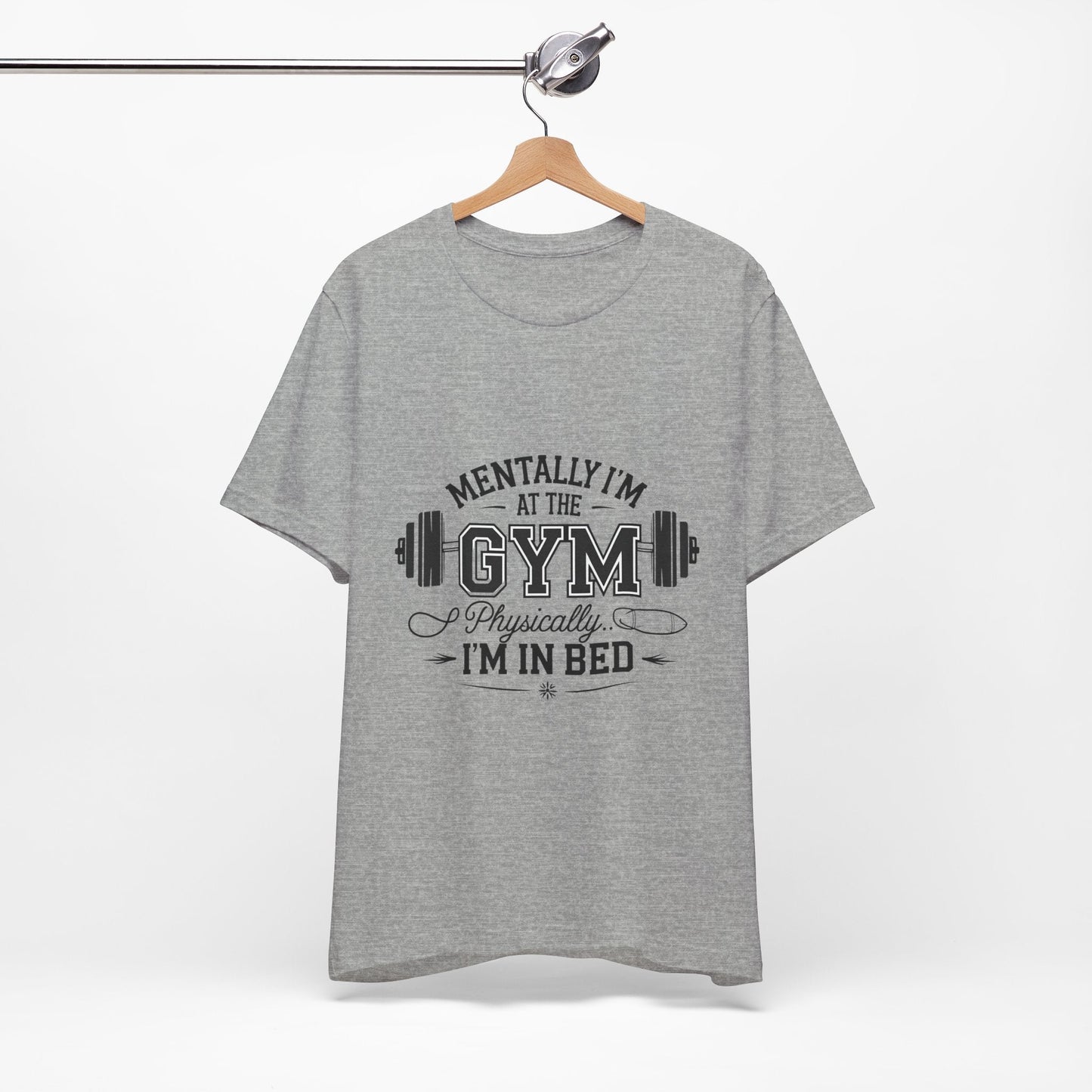 Gym Humor Tee – Motivational Graphic T-Shirt for Gym Lovers
