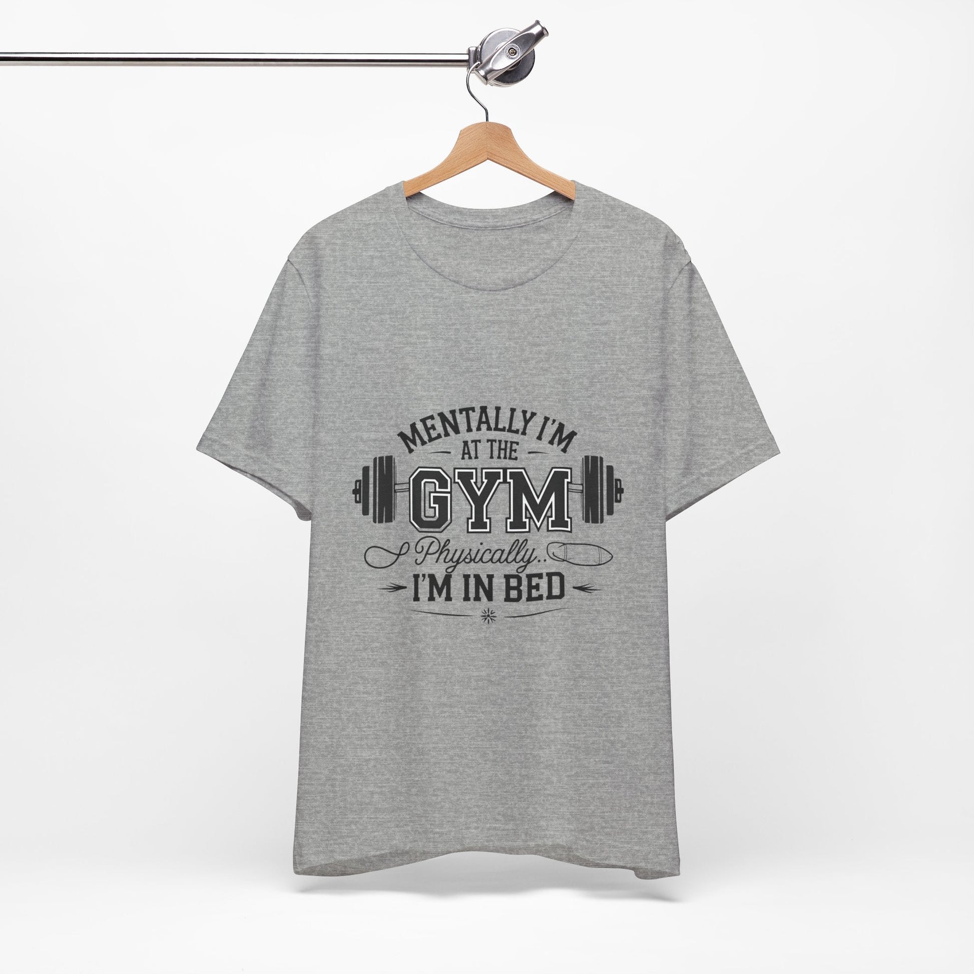 Gym Humor Tee – Motivational Graphic T-Shirt for Gym Lovers